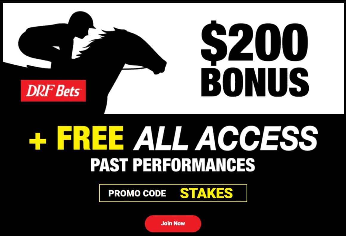DRF Bets Promo Code STAKES (2026) — 100% Match Up to $200