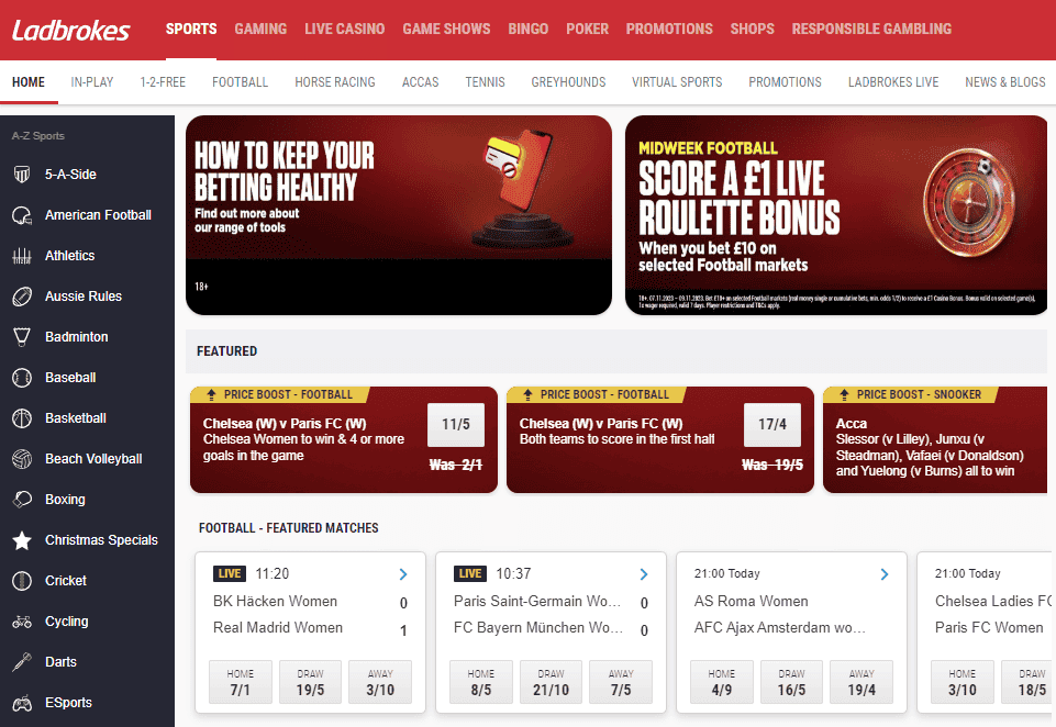 Ladbrokes horse betting site