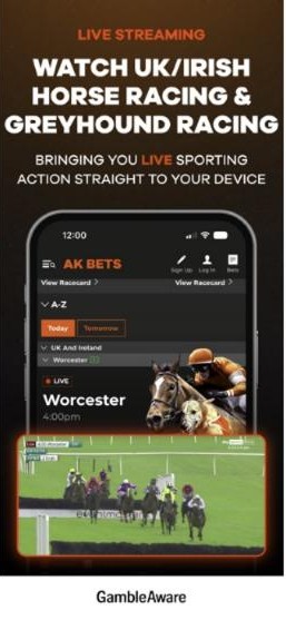 Beyond the AK Bets welcome offer: live streaming of UK and Irish horse racing and greyhounds