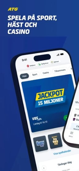 ATG-appen – spela på sport, häst och casino
