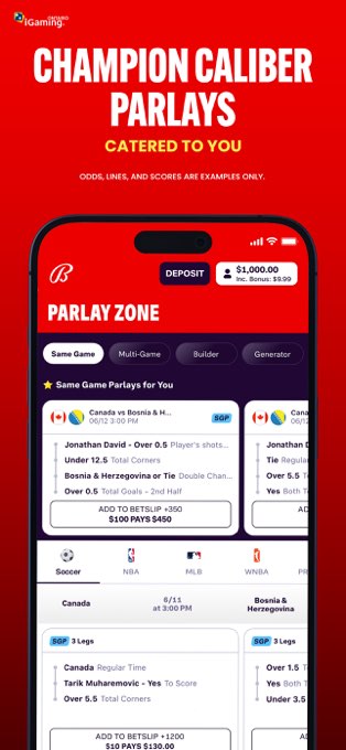 Bally Bet app – Parlay Zone