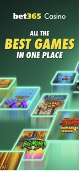 bet365 Casino review: the bet365 Casino Games & Slots app banner, all the best games in one place