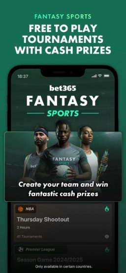 bet365 app – Fantasy Sports tournaments