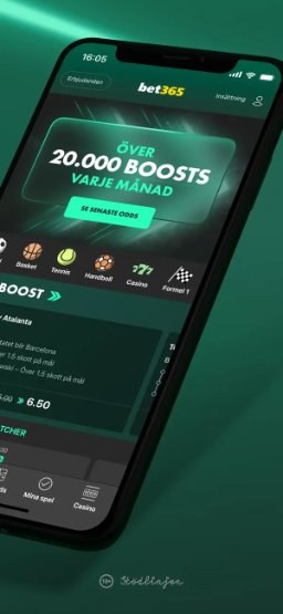 bet365-appen – över 20 000 boosts varje månad