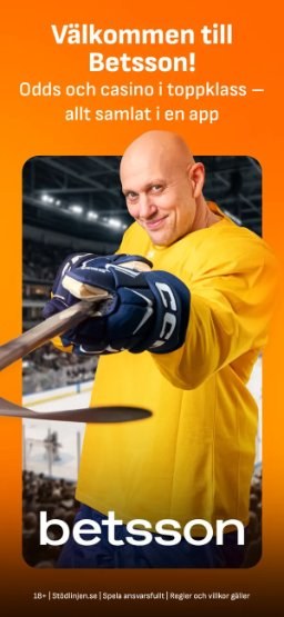 Betsson-appen – odds och casino i en app