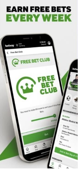 Betway free bet scheme: Free Bet Club, earning free bets every week