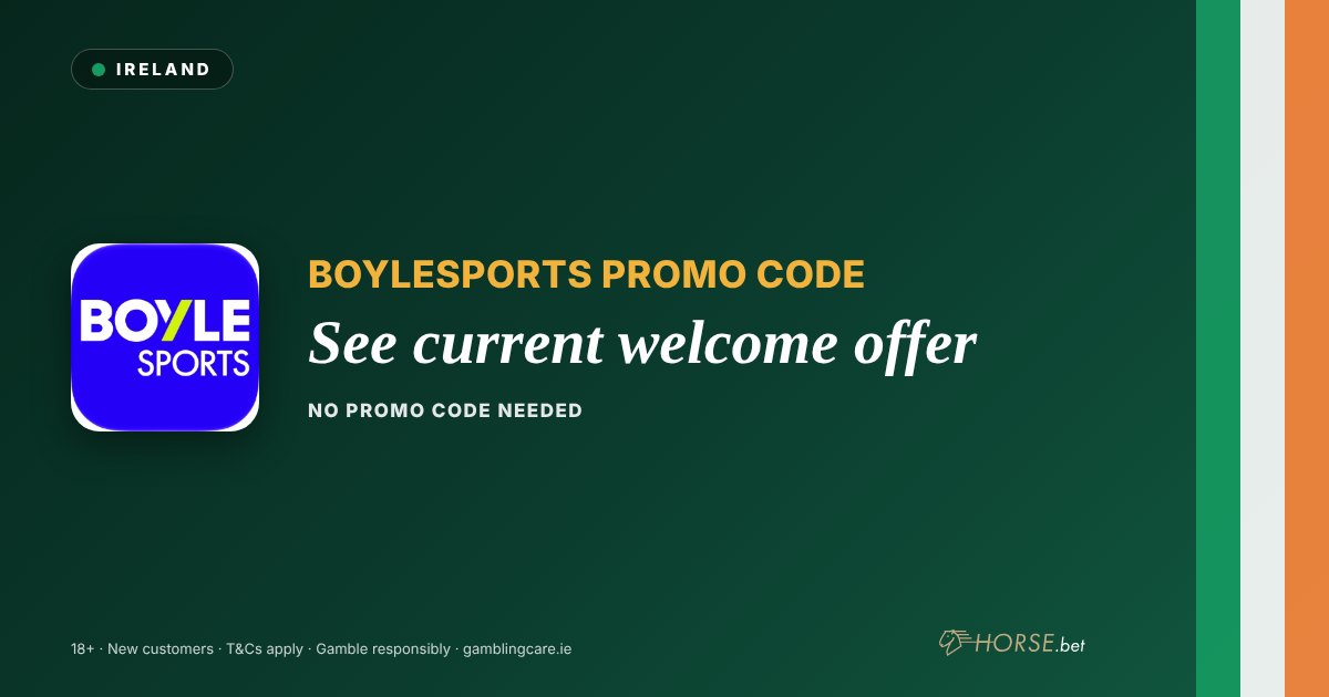 BoyleSports promo code: See current welcome offer