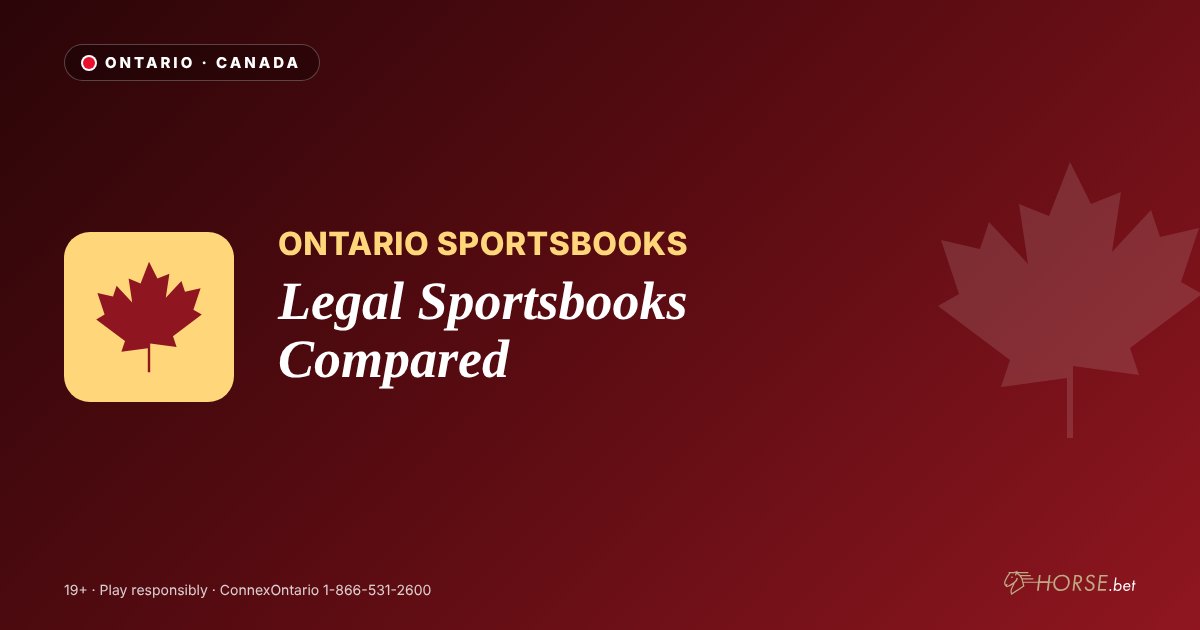 Ontario Sports Betting Sites 2026: Legal Sportsbooks Compared