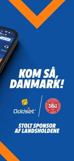 Oddset app – Danske Spil er sponsor for landsholdene
