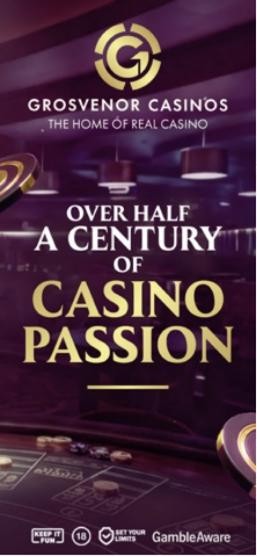 Grosvenor Casino review: over half a century of Grosvenor Casinos, now in an app