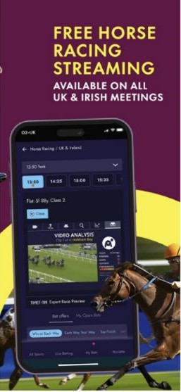 No Grosvenor Sport promo code needed for free horse racing streams on all UK and Irish meetings