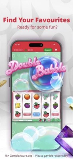 Heart Bingo review: the Double Bubble slot in the Heart Bingo app