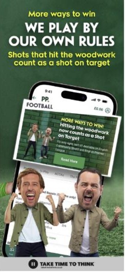 Paddy Power free bet options: shots on target, where hitting the woodwork counts