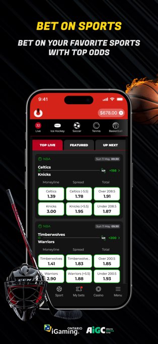 PowerPlay app – sports lobby with live odds