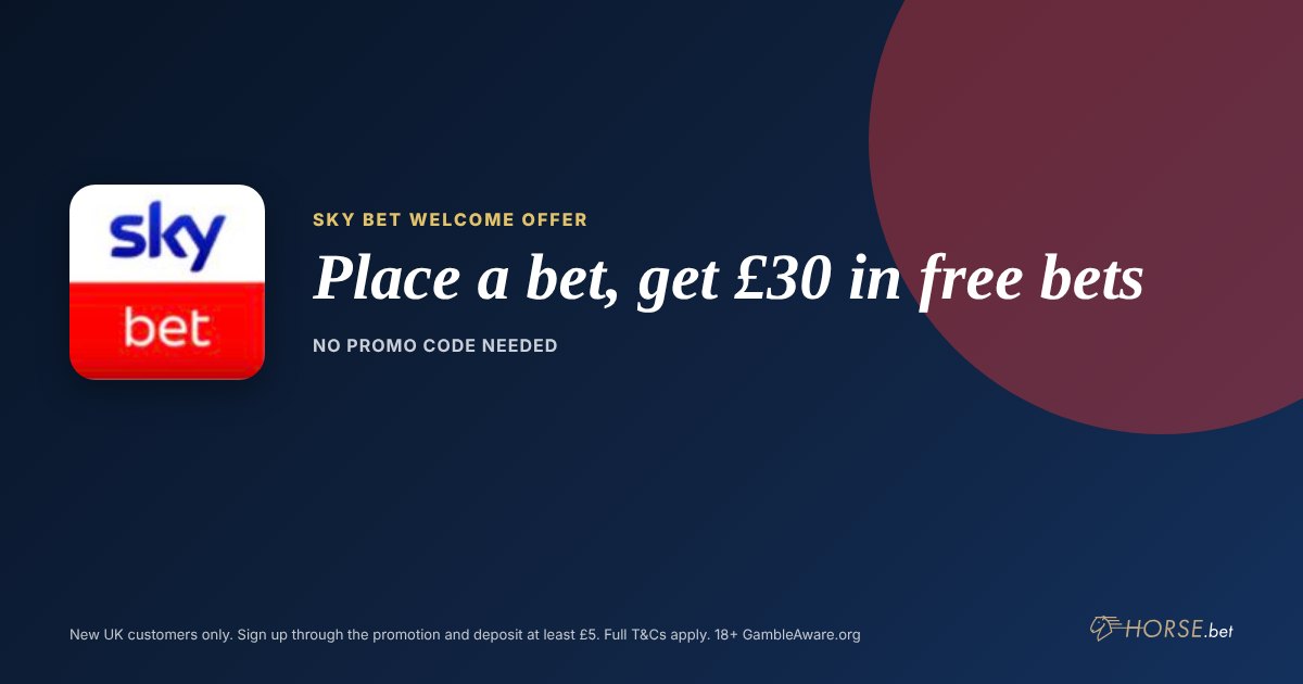 Sky Bet promo code and welcome offer: Place a bet, get £30 in free bets