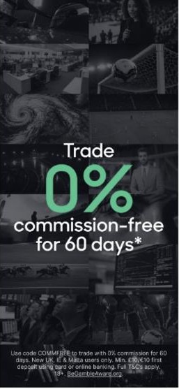 Smarkets promo code COMMFREE: trade at 0% commission for 60 days
