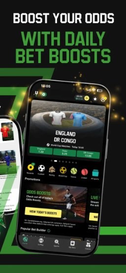 Unibet app – daglige odds boosts