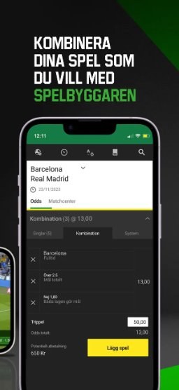 Unibet-appen – Spelbyggaren